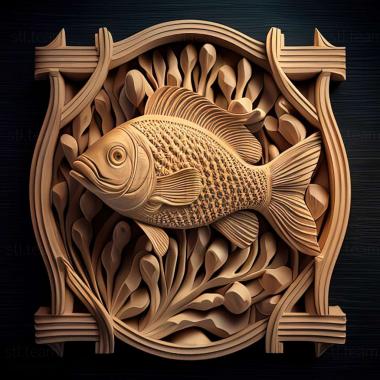 3D model Fish apistograms (STL)